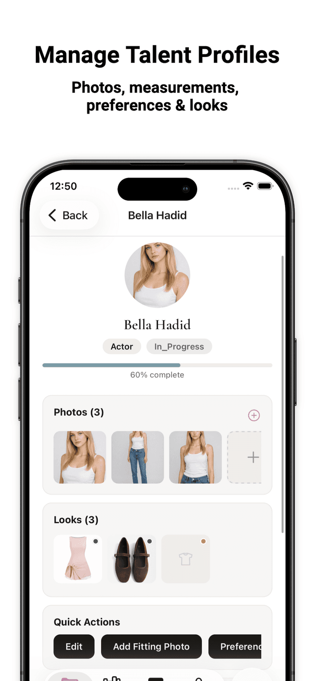 Manage Talent Profiles